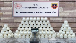Nevşehirde içeriği değiştirilmiş 492 kilo peynir yakalandı