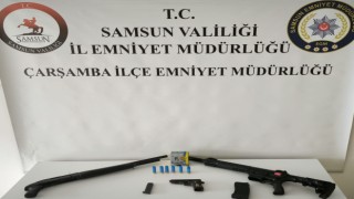 Oğlunu tüfekle yaralayan baba yakalandı