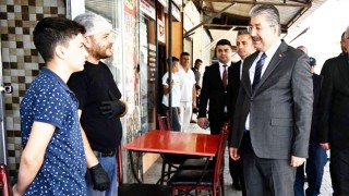 Osmaniye Valisi Dr. Erdinç Yılmaz, Esnafları Ziyaret Etti
