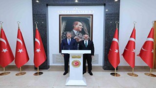 Osmaniye Valisi Yılmazdan Hüseyin Aksoya ziyaret