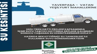 Osmaniye'de Hızlı Tren Hattı Çalışmaları Nedeniyle Su Kesintisi!