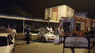 Osmaniye'de oto galeride korkutan yangın
