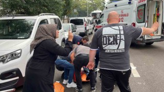Otomobille motosiklet çarpıştı: “Bile bile vurdun”