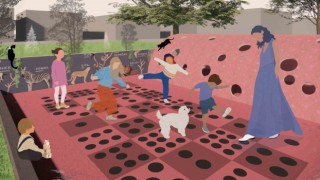 Özel ihtiyaçlı çocuklar için oyun parkı tasarladı