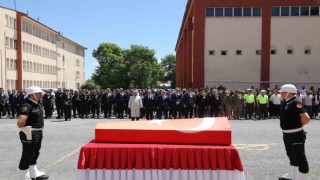 Polis memuru İsmail Erdem Aksoy için Ağrıda cenaze töreni düzenlendi