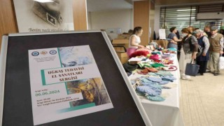 Psikiyatri servisinde yatan hastaların el emeği ürünleri sergilendi