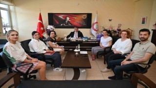 Rektör Özölçerden Sağlık Bilimleri Fakültesi ve Ahmet Erdoğan MYOya ziyaret