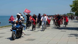 Sağlık için pedal çevirdiler