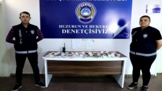 Sahte belgeyle para toplayan dilencinin üzerinden bin 500 TL çıktı