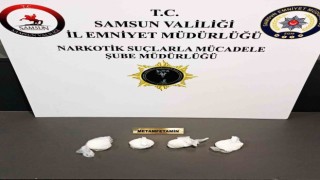Samsunda 196 gram metamfetamin ele geçirildi
