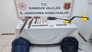 Samsunda defineciler suçüstü yakalandı