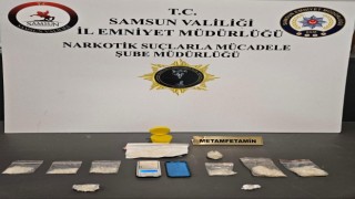 Samsunda uyuşturucu ve ruhsatsız tabanca ele geçirildi