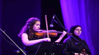 Sanat eğitimi alan kursiyerler yeteneklerini sergiledi
