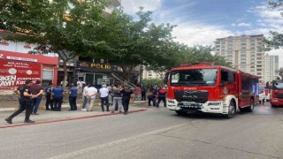 Şanlıurfada atış poligonunda korkutan yangın