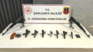 Şanlıurfada silah kaçakçılığı operasyonunda 7 gözaltı