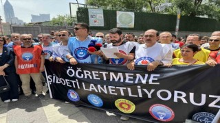 Sendikalar Ümraniyedeki öğretmene saldırıyı protesto etti