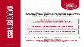 SGK'ya 344 sözleşmeli personel alınacak