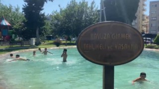 Sıcaktan bunalan çocukların tehlikeli serinliği