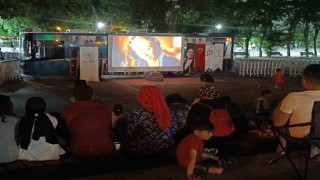 Siirtte açık hava sinema günleri başladı