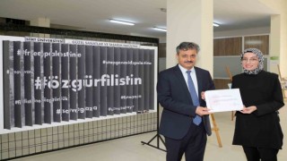 Siirtte Karikatürlerin Diliyle Gazze Soykırımı sergisi düzenlendi
