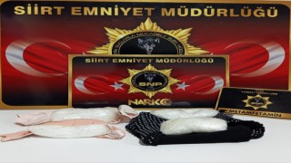 Siirtte metamfetamin ele geçirildi