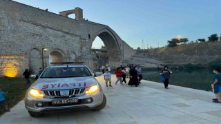 Silvanda barajda mahsur kalan 2 vatandaş kendi imkanlarıyla çıktı