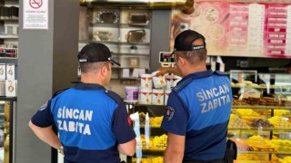 Sincan Belediyesi zabıta ekipleri bayram öncesi denetimde