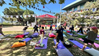 Şişlide Uluslararası Yoga Günü düzenlenen etkinlikle kutlandı