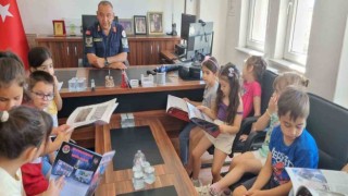 Sultanhisar jandarması minik öğrencileri ağırladı