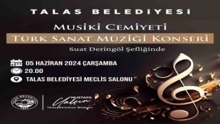 Talas Musiki Cemiyetinden sanat müziği konseri