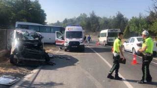 Tekirdağda feci kaza: 2 ölü, 10 yaralı
