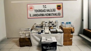 Tekirdağda kaçak tütün operasyonu: Binlerce paket ele geçirildi