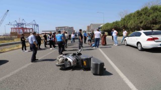 Tekirdağda motosiklet kazası: 2 yaralı