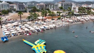 Termometreyi gören, soluğu denizde aldı
