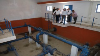 Turhalda taş kırma eleme tesisi sezonu kurban kesimiyle açıldı