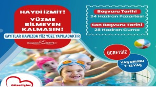 Ücretsiz yüzme kursu için son başvuru tarihi 28 Haziran