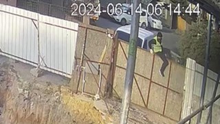 Ümraniyede baretli, yelekli hırsızlık: 200 bin liralık malzeme çaldılar