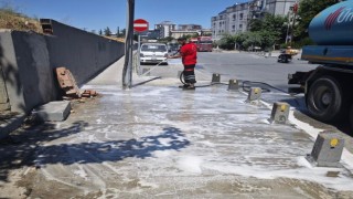 Ümraniyede Kurban Bayramı sonrası geniş çaplı temizlik
