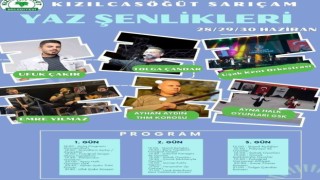 Uşakta Kızılcasöğüt Sarıçam Yaz Şenlikleri başlıyor