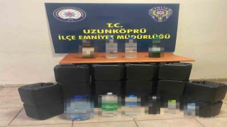 Uzunköprüde kaçak alkol operasyonu