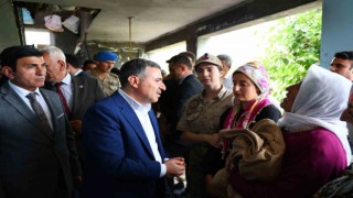 Vali Atay, şehit güvenlik korucusunun taziyesine katıldı