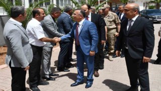 Vali Çeberden Başkan Özdemire hayırlı olsun ziyareti