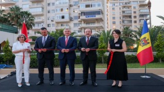 Vali Pehlivan, Moldova Cumhuriyeti Mersin Fahri Konsolosluğunun açılış resepsiyonuna katıldı