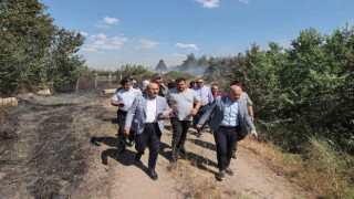 Valilikten Bursadaki yangınla ilgili açıklama: Karadan ve havadan yangını söndürmek için seferber olduk”