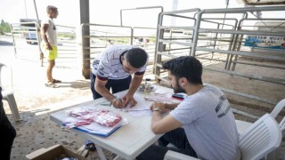 Vatandaşlar, mobil kesim üniteleri ve mezbahalardan ücretsiz faydalandı