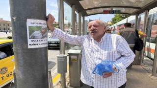 Yaşlı adam kaybolan eşini 5 gündür sokaklarda arıyor