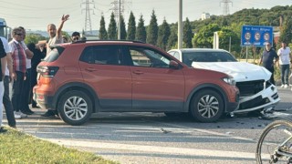 Yenişehir kavşağında kaza; 1 yaralı