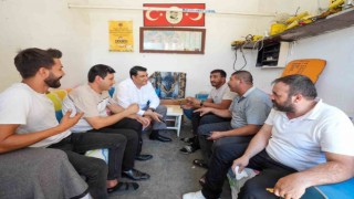 Yılmazdan esnafa ziyaret
