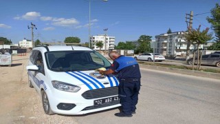 Yola çimento döken miksere cezai işlem uygulandı