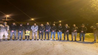 Yurt dışına kaçmaya çalışan 11 Suriyeli düzensiz göçmen ve organizatör yakalandı